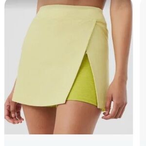 Chartreuse Green Skort with pocket!